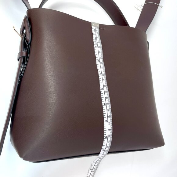 H&M NWT Dark Brown Crossbody Bag - Picture 7 of 15